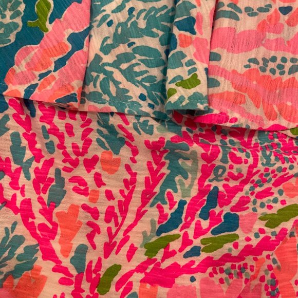 Lilly Pulitzer Wiley Tube Top Lets Cha Cha Neon | S - Picture 4 of 7